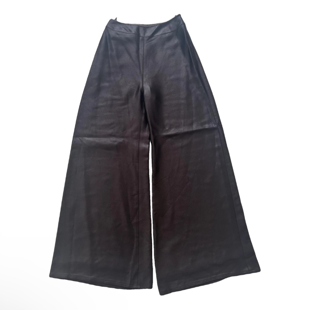 CHANEL High Rise, Wide Leg, Espresso Coffee Brown Pant Trousers FR 34 // US 0